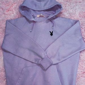 🐰💜LILAC PLAYBOY GRAFFITI HOODIE💜🐰